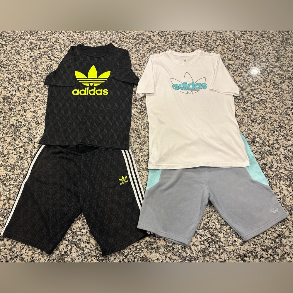 (2) ADIDAS Boys Matching Sets - Size US L (UK 13-14Y) - Good Condition!